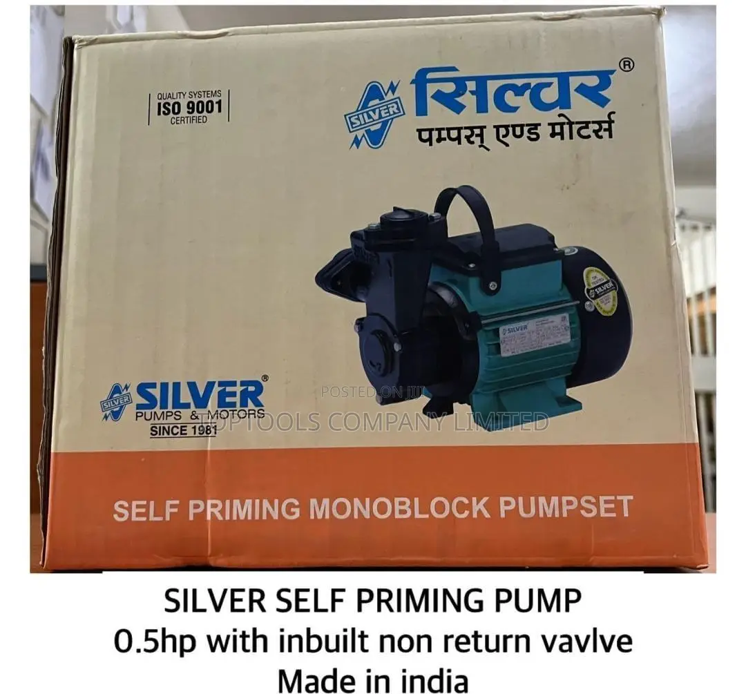 Self Priming Monoblock Pump Set 0.5hp With Non Return Valve