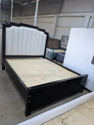 5x6 Modern Chester Bed Pure Mahogany Wood