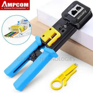 Network Crimping Tool + Wire Stripper 6p Rj11 + 8p Rj45