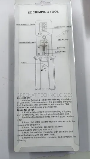 Ez Crimping Tool for Rj45 + Rj11/Rj12 Connectors