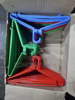 Multipurpose Hangers. Coloured. 120pcs