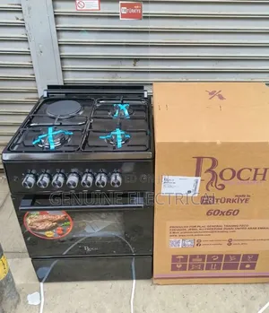 Turkey Roch Black 60×60 Standing 3gas+1 Cooker at 23000