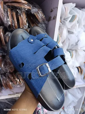 Trendy Double Buckle Unisex Slides Sandals