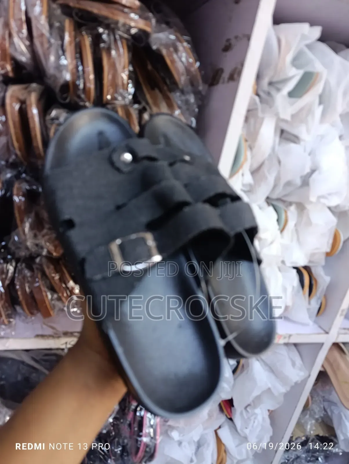 Trendy Double Buckle Unisex Slides Sandals