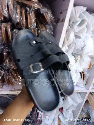 Trendy Double Buckle Unisex Slides Sandals