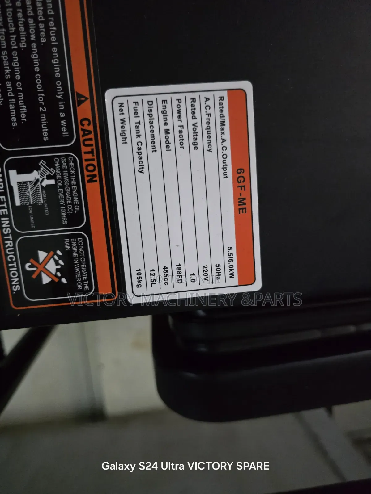 Pioneer Open Type Diesel Generator 6kva
