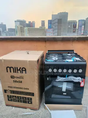 Marble Mika Standing Cooker 58 X 58 Cm 3gas + 1electric