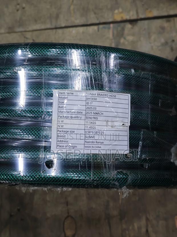 Sunny Braided Hose Green PVC Hose Pipe