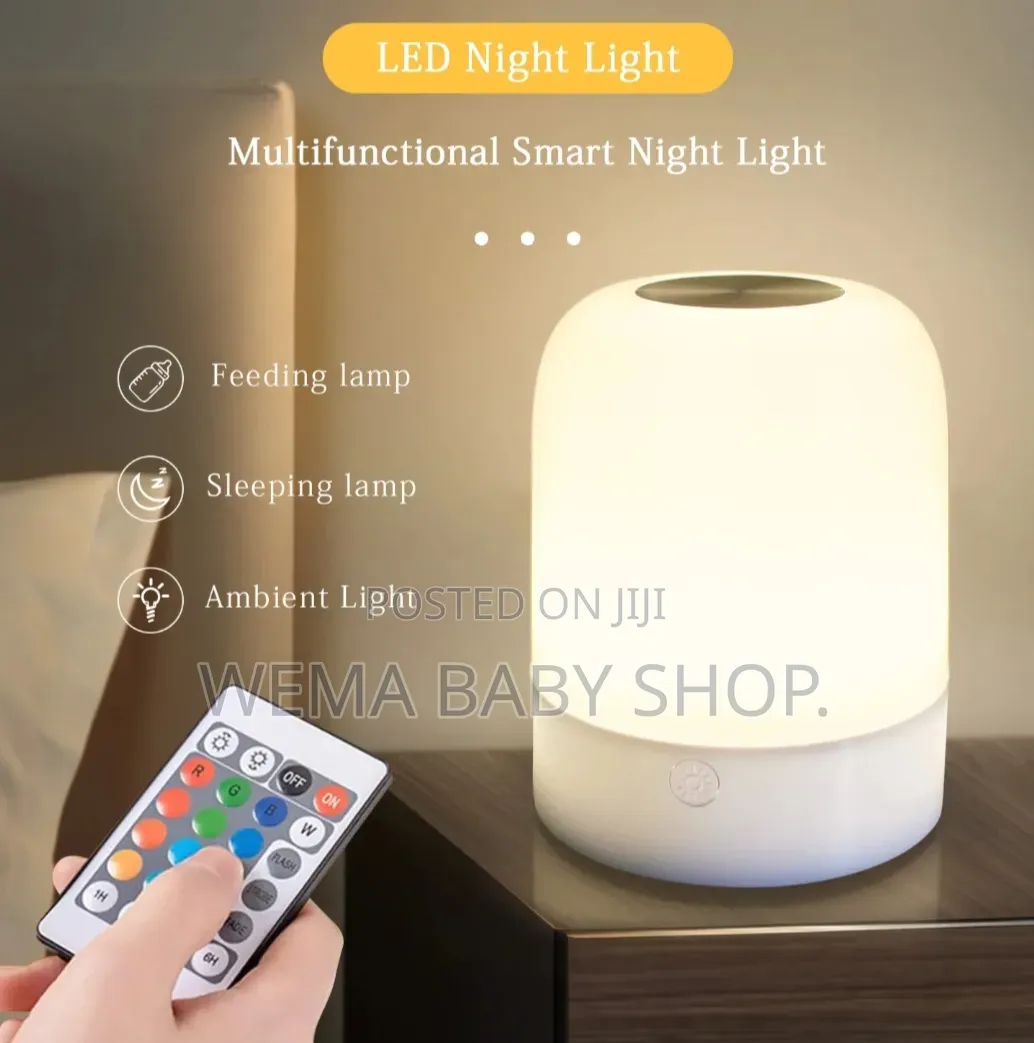 16 RGB Remote Controlled Smart Night Light/Breast Feeding Light