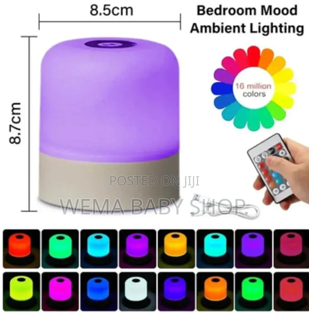 16 RGB Remote Controlled Smart Night Light/Breast Feeding Light