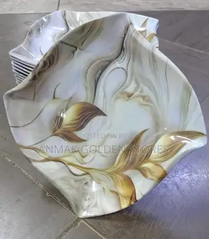6pcs Melamine Plates Marble