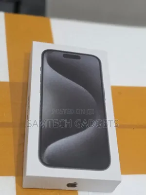 New Apple iPhone 15 Pro 256 GB Black