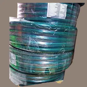 Green Braided Hose Pipes 1/2 Inch 30m.