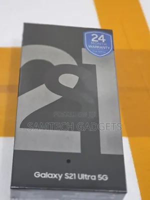 New Samsung Galaxy S21 Ultra 5G 256 GB Silver