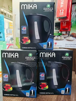 Mika Corded Kettle 1.7 L Black