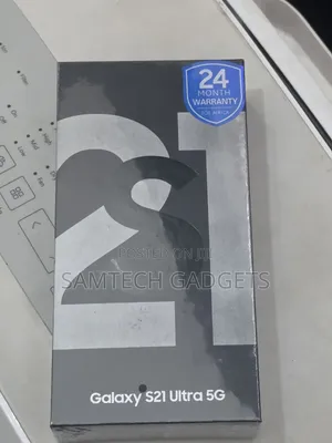 New Samsung Galaxy S21 Ultra 5G 256 GB Silver
