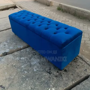 Ottoman 4ft, Blue Colour 