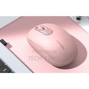 Ugreen 2.4g Wireless Mouse Cherry Pink - Mu105
