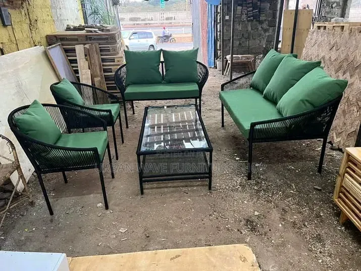 Rectangular Shape Outdoor Table Set