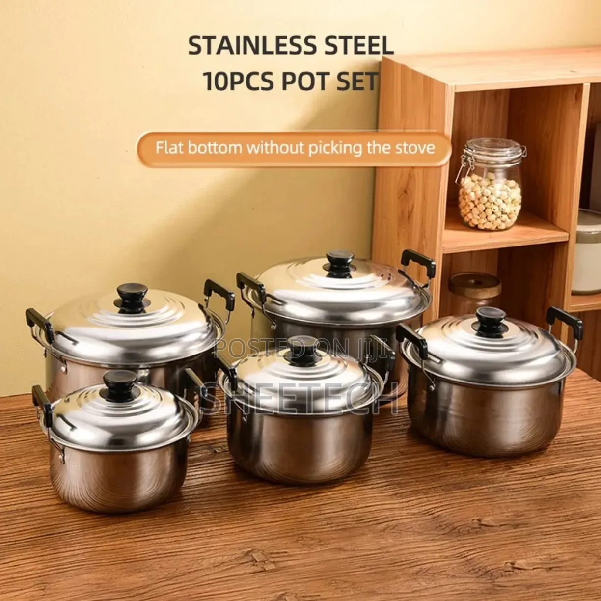 10 Pieces Stainless Steel Cooking