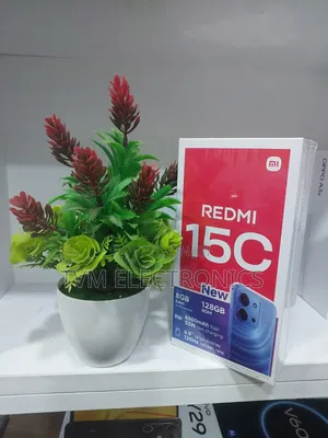 New Xiaomi Redmi 15C 4G 128 GB Black