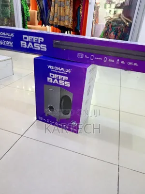 Vision Plus Deep Bass 210w 2112sb 2.1 Soundbar With Wireless Subwoofer