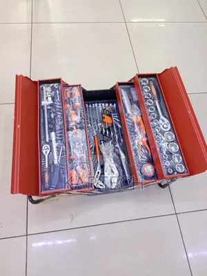 85pcs Mechanical Toolbox With Ratchet Sockets, Pliers and Hex Keys