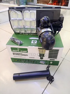 Jsotlamp V380 Ai Solar Camera 1000w Outdoor Security Light/Lamp
