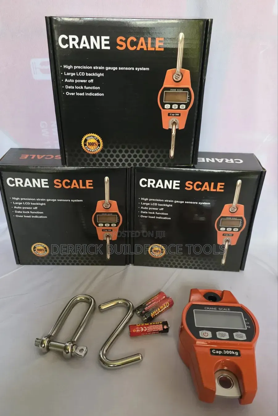 300kgs Crane Scale Black