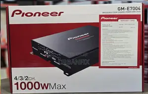 Pioneer 1000 Watts Gm-e7004 4 Channel Amplifier- 1 Year Warranty