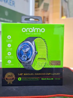 Oraimo Watch Nova 2r 1.43" Amoled 35-Day Standby Smart Watch