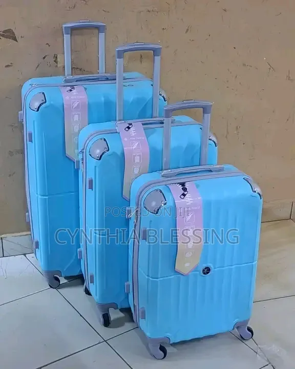 3 in 1 Rubber Luggage Suitcase