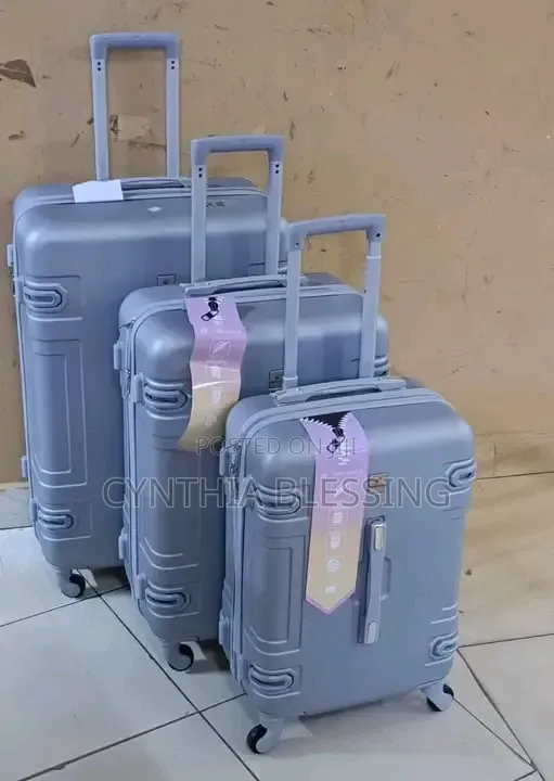 3 in 1 Rubber Luggage Suitcase