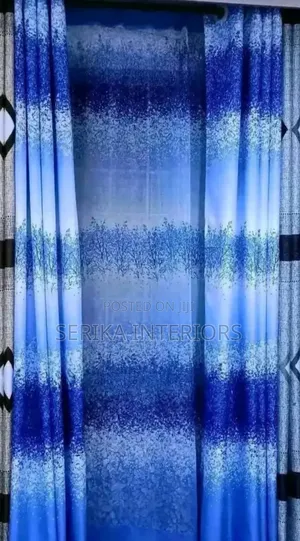 Blue Curtains Curtains Environmental Friendly Robertson's