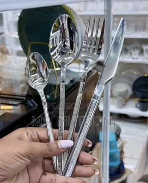  24-Piece Premium Stainless Steel Flatware Set Mirror-Polished Finish