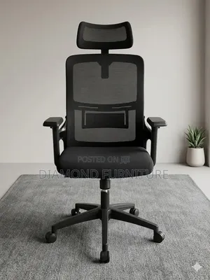 Ergonomic High Back Mesh Office Chair With Headrest Lumbar Support