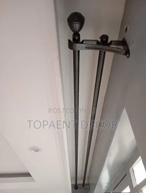 Strong,Sleek Reliable Rods Powder Coated Curtain Rods