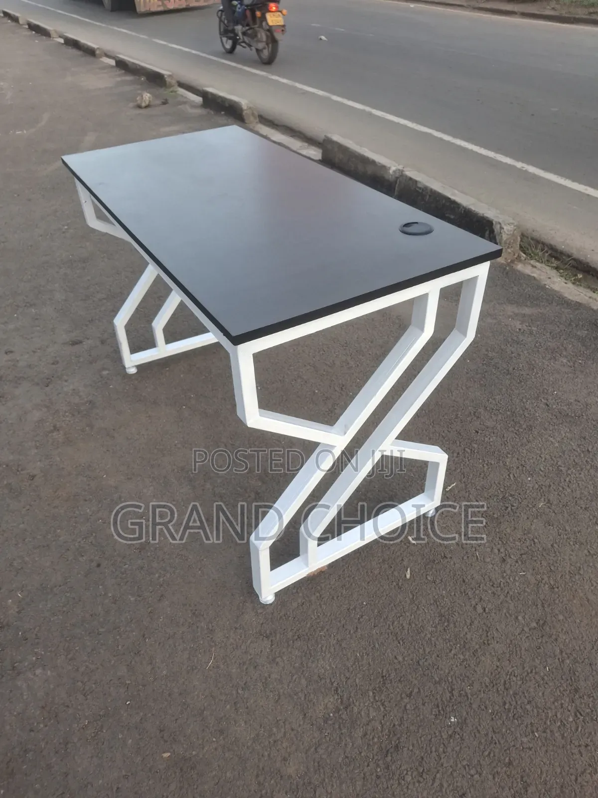 White Metallic Table