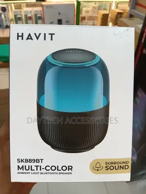 This Havit Sk889bt Speaker Features a 360° Led Light Display