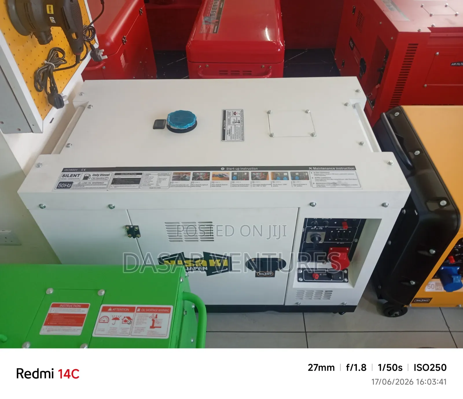 Generator Hisaki 13kva