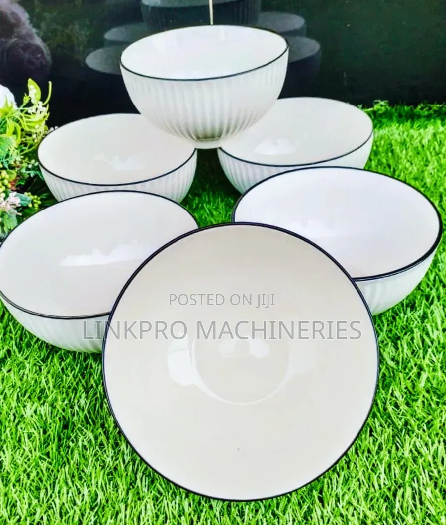 6 Pieces Quality Ceramic Soup Bowls