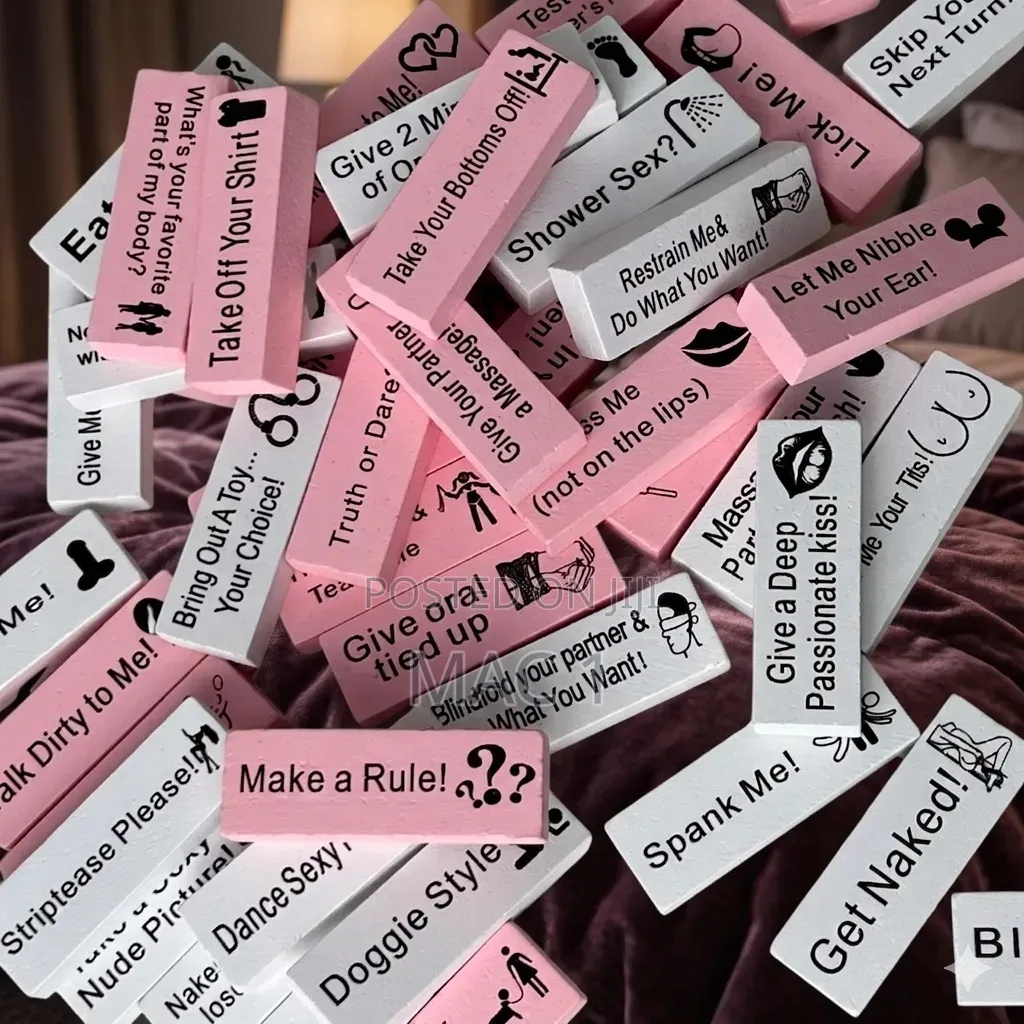 Naughty Blocks Stacking Game – Perfect Gift for Couples Date Nights