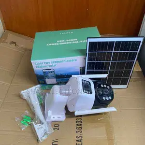 Low Power, Pir + Pan-Tilt Weatherproof V380 CCTV 4g 4mp Solar Cam