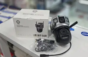 V380 Ac Powered Dual Lens Wifi Camera PTZ Control,Color Night Vision