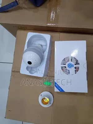 V380 Wireless Light Socket Camera With Panoramic View