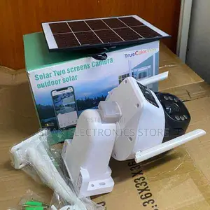 Pan-Tilt-Zoom (Ptz) Lens 4mp Solar Cam Dual Lens Sim Slot