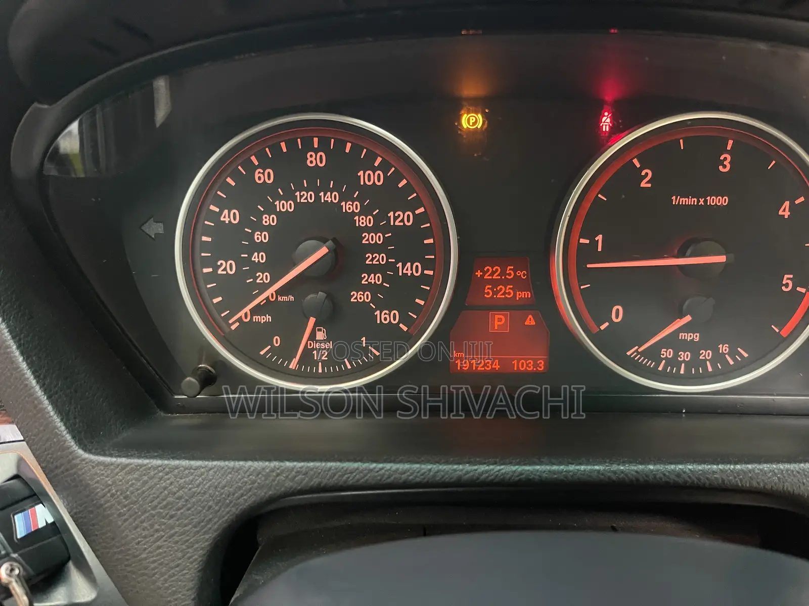 BMW X5 2009 Gold
