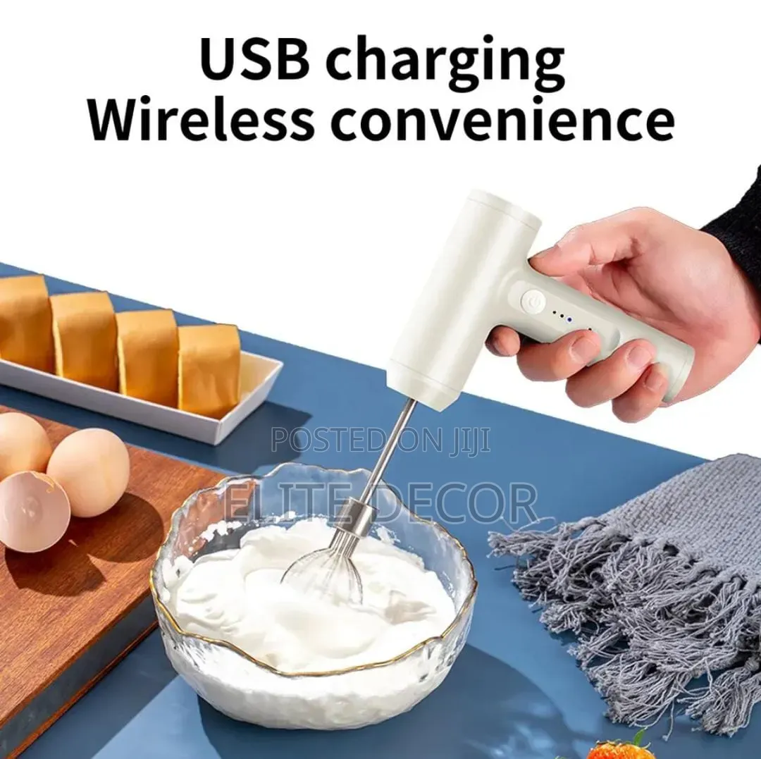 Wireless Hand Mixer Ideal for Mixing Butter, Egg Whites, Cream
