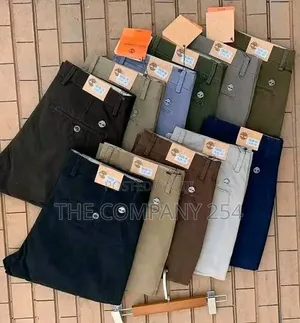 Quality Casual Men Hard Khaki Straight Fitting for Office