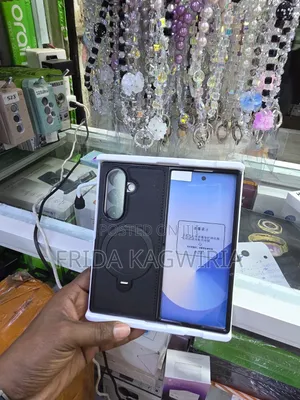 Samsung Galaxy Fold 7 Leather Case With Magnetic Stand